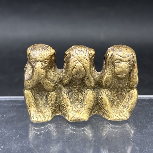 Brass monkeys three virtues - monkeys,