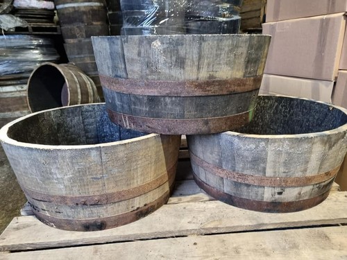 Genuine half whisky barrel - genuine,