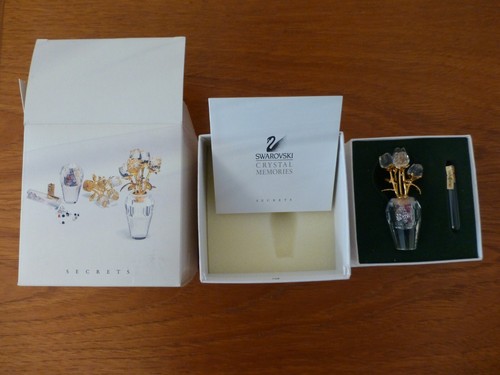 Swarovski rose vase - rose,