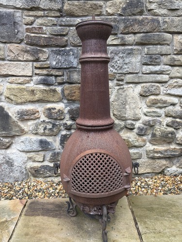Cast iron chiminea - cast,