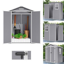 Plastic Garden Shed 6 X 4.5, 5 X 4, 4 X 3 ft Storage Shed House Waterproof