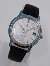 Swiss Made Ulysse Nardin Automatic 25-Jewels SS Date Vintage Men's Wristwatch
