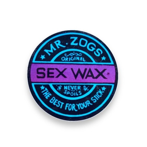 80s sex wax surf sticker - sex,