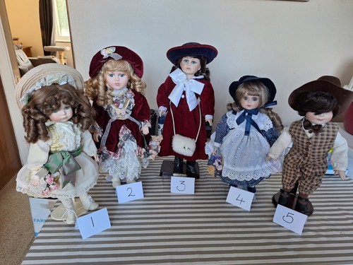 Porcelain dolls - porcelain,