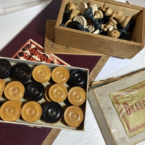 Np435 vintage wooden chess - np435, and
