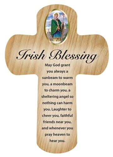 Irish blessing pocket - blessing, holding