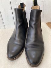 Ladies Black Joules Leather