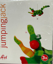 SEVI TRADITIONAL WOODEN CROCODILE JUMPING JACK TOY - NEW & SEALED