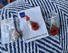 Genuine poppy Badge X Flower Badges 2011 Appeal 2013 2014 Sealed