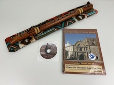 High Spirits Sparrow Hawk Turqoise 6 Hole Native American Flute Key of G + Bag..