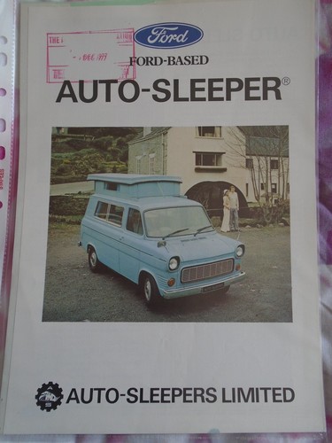 Ford based auto sleeper - ford,