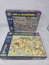 Jan Van Haasteren The Pharmacy & Sand Sculptures 2 x 1000 Piece Puzzle