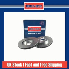 2x Brake Discs Vented For MG