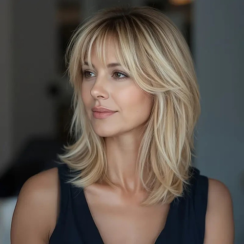 Balayage light golden blonde - light,