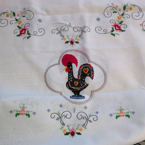 Vintage portugal tablecloth - vintage,