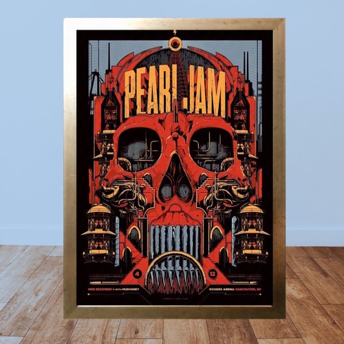 Pearl jam red - red, skull