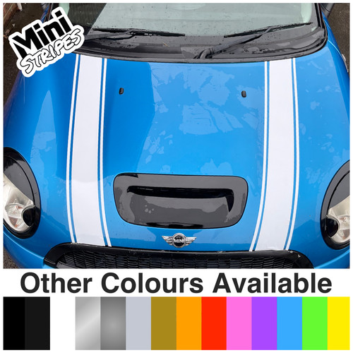 Mini one cooper bonnet stripes - cooper,