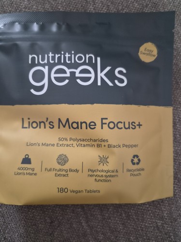 Nutrition geeks lions mane - nutrition,