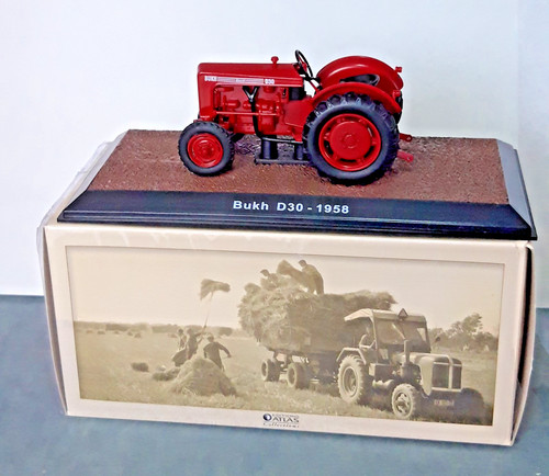 Diecast tractor bukh d30 - diecast, 1958