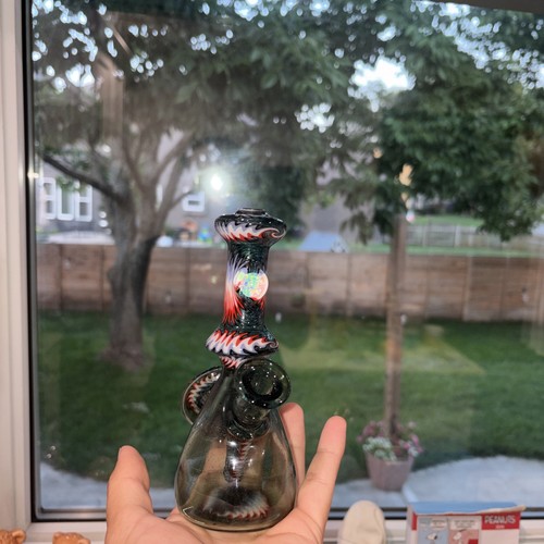 Heady glass recycler custom - glass,