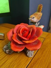Royal Osborne Rose and Wren Figurine Made In England