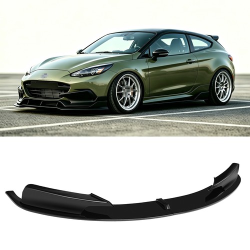 Gloss black front bumper lip - gloss,