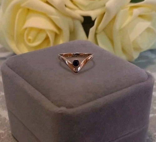 9ct yellow gold wishbone ring - wishbone,