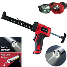 Electric Cordless Caulking Gun Handheld Glass Mastic Sewing Glue Glue Gun Red UK