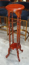 ANTIQUE REPRODUCTION BARLEY TWIST PLANT STAND TORCHERE           FREE UK POSTAGE