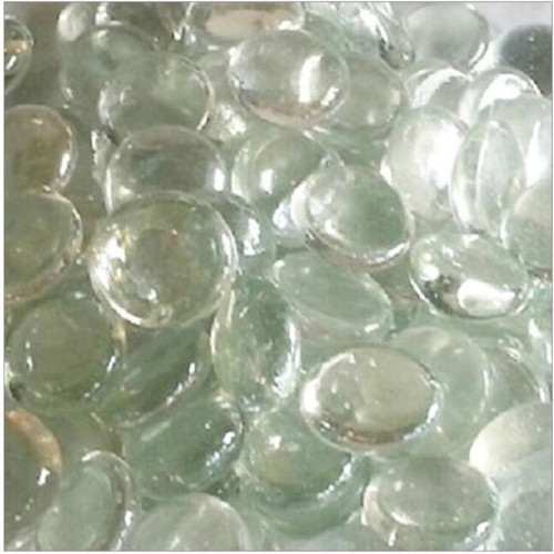 100g coloured glass pebbles - glass,