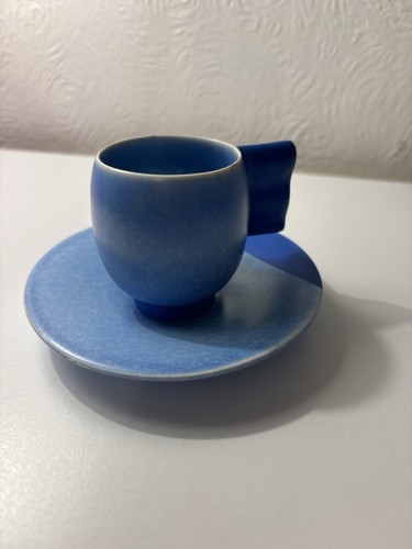 Carlton ware blue moderne cup - carlton,