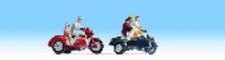 Noch 36905 Motorcyclists N Gauge Ready Painted Figures Set
