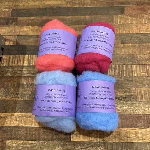 Needle felting māori - felting,