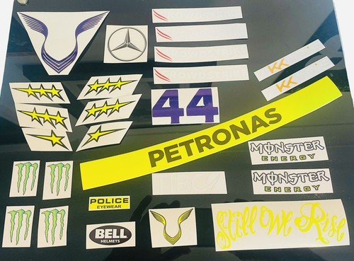 Motorsport helmet stickers - stickers, f
