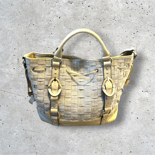 Reiss woven top handle - woven,