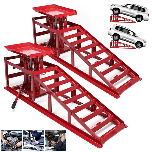 Ton hydraulic car ramps 2pc - car,