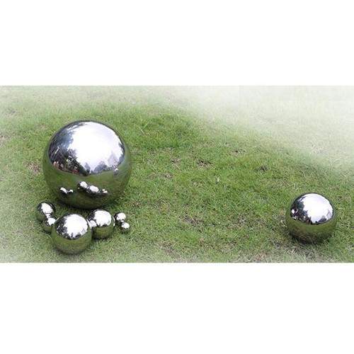 Stainless steel gazing ball - steel,