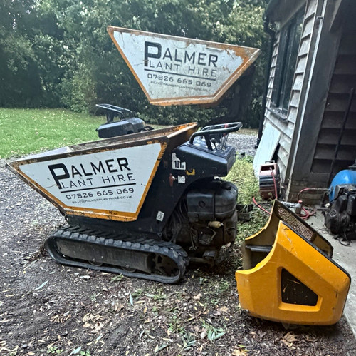 Tracked mini dumper with - dumper,