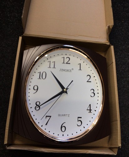 Wall clock quartz oak - quartz’s,