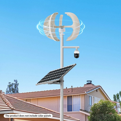 Aluminum lantern wind turbine - aluminum,