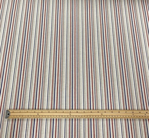 Nautical beach hut fabric - nautical,