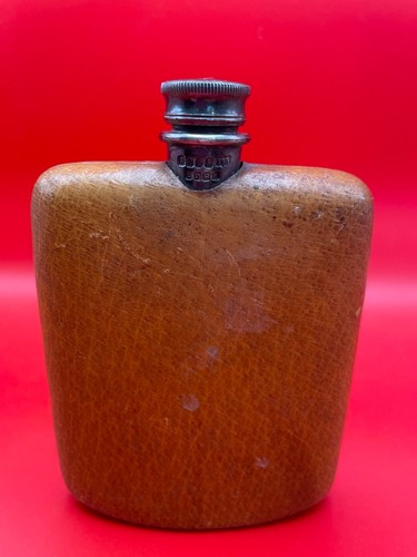 Vintage english hip flask - vintage,