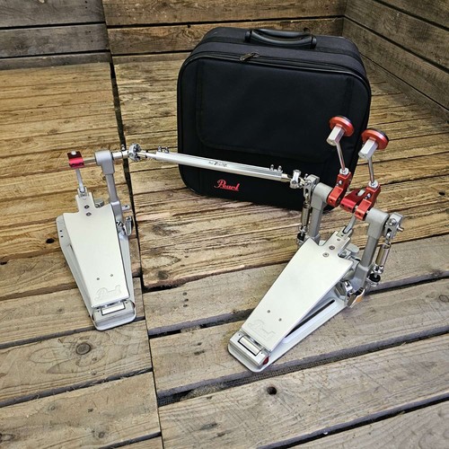 Double bass drum pedal - drum, pearl