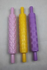 Rolling Pins Embossed X 3