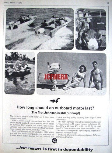 1964 johnson outboard motors - 'johnson',