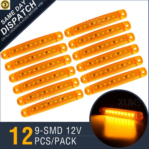 12x orange marker - orange, led
