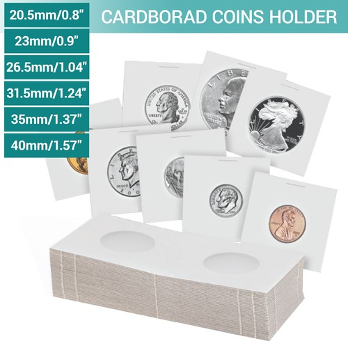 300pcs cardboard coin - cardboard, holder