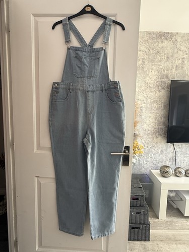 Light blue denim dungarees - light,