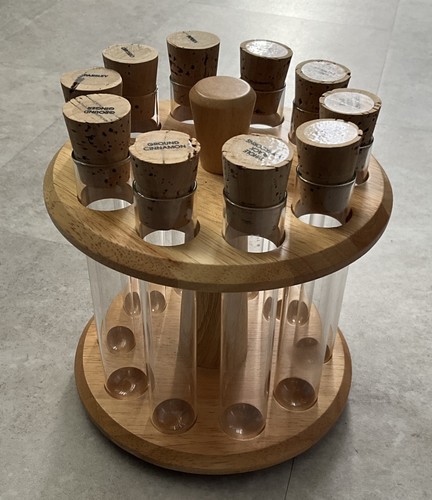 Carousel test tube - tube, rack
