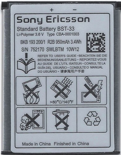 Genuine sony ericsson - genuine,